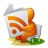 Newspaper Feed Icon 48 x 48